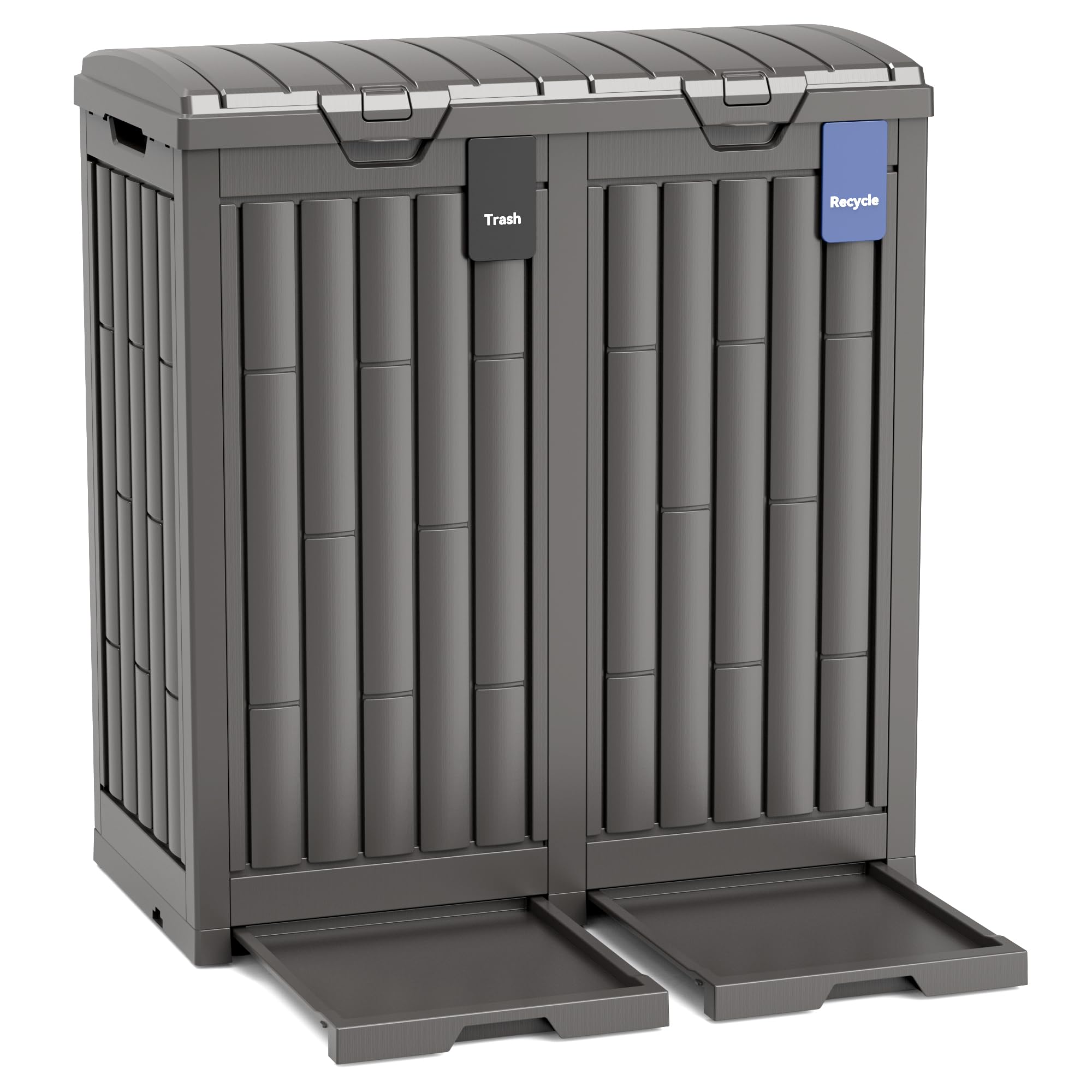 DIAMONDFORGE 60 Gallon Outdoor Trash Can