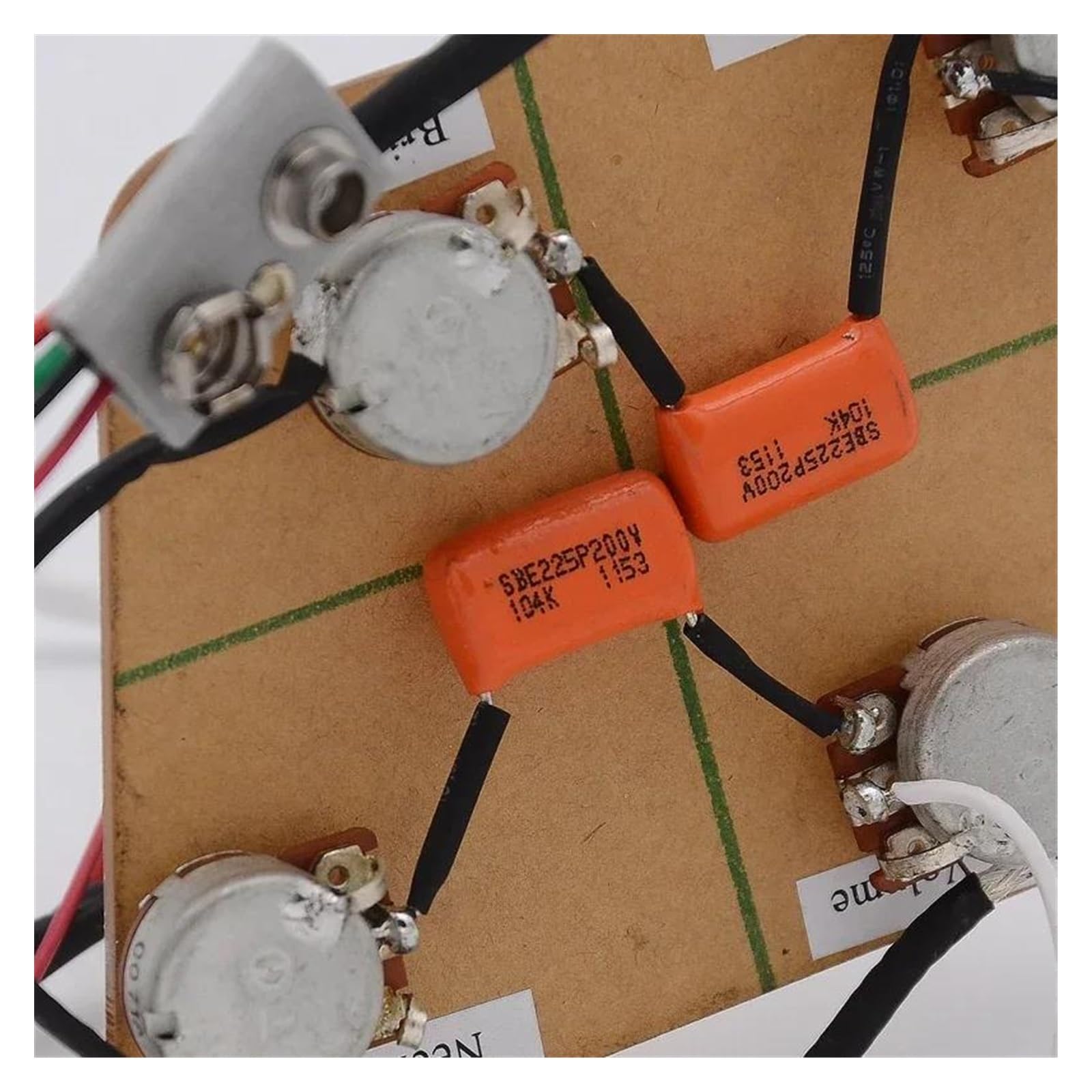1 Zestaw Aktywnych Przewodów Do Gitary Elektrycznej Zawiera Potencjometry 25K