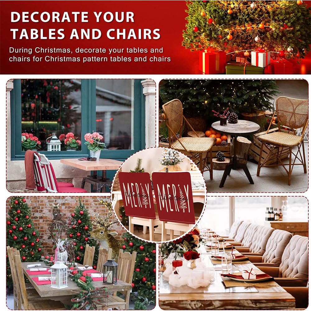 Morbuy Coprisedie Natale, Coprisedia Copri Sedia da Cucina Rimovibili Copri Sedia Cotone e Lino, Decorazioni Casa Pranzo Natale Feste, Natale Decorazione (10 Pezzi,Pupazzo di Neve)