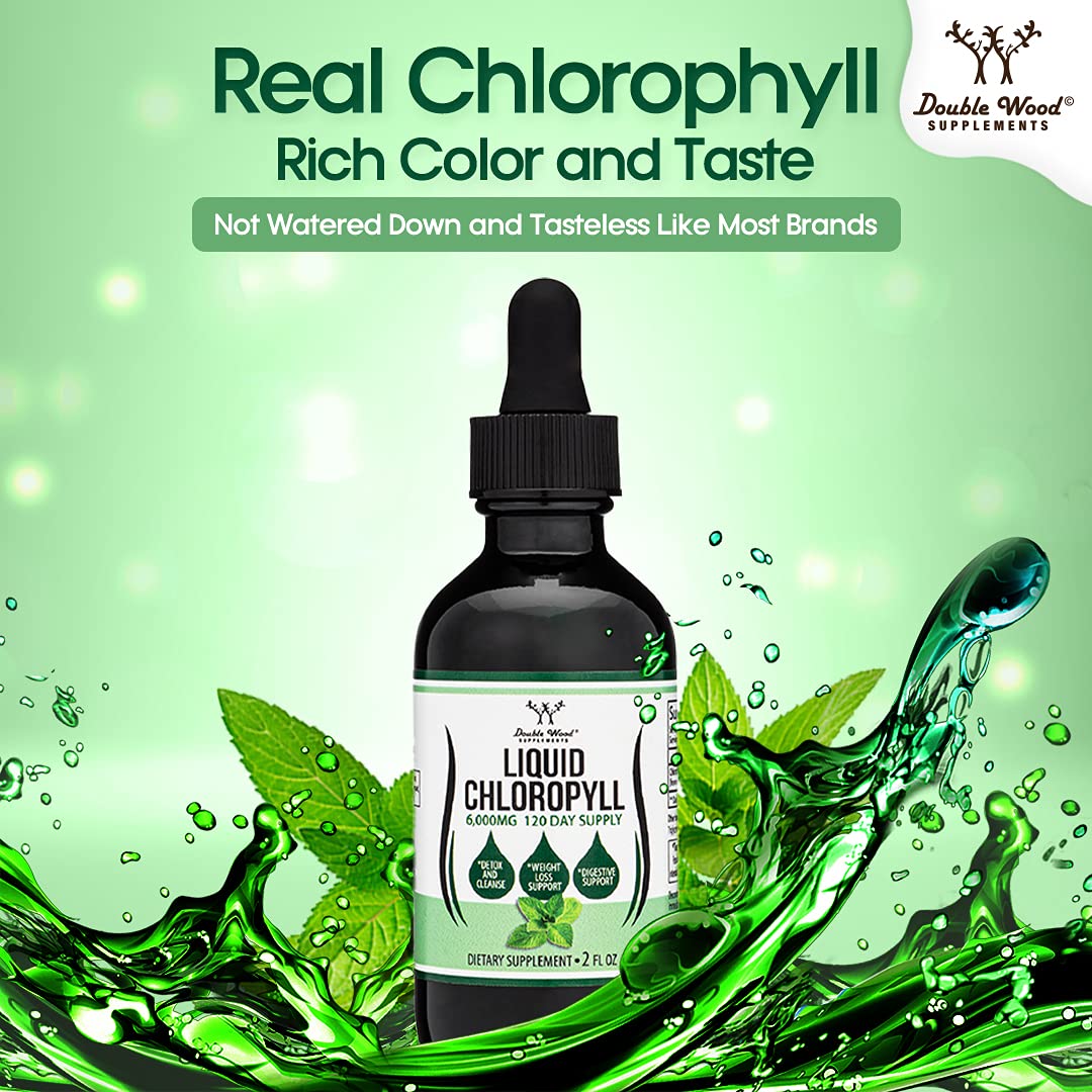 Buy Chlorophyll Liquid Drops 100 Natural and Vegan Safe (Rich, Full