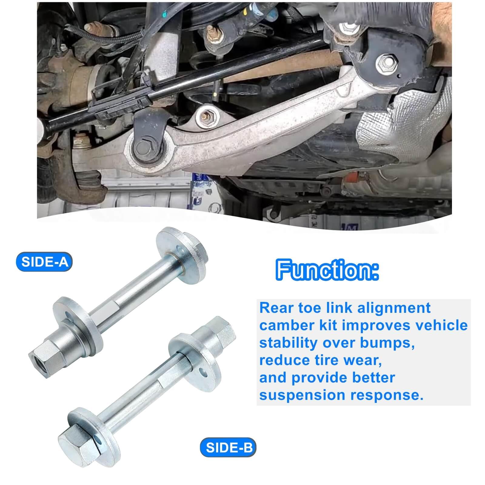 Amazon.co.jp: リアトゥリンクアライメントボルトキット 6508486AA