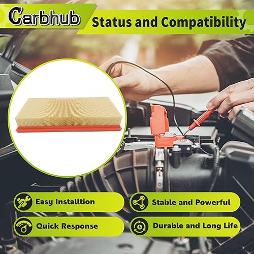 Miniatura 2 de Carbhub 273094040404 1120940004 - Filtro de aire de repuesto para Mercedes-Benz S400 CLK320 GLK350 SL550 CLS550 E350 E550 R350 SLK300 C230 E350, C