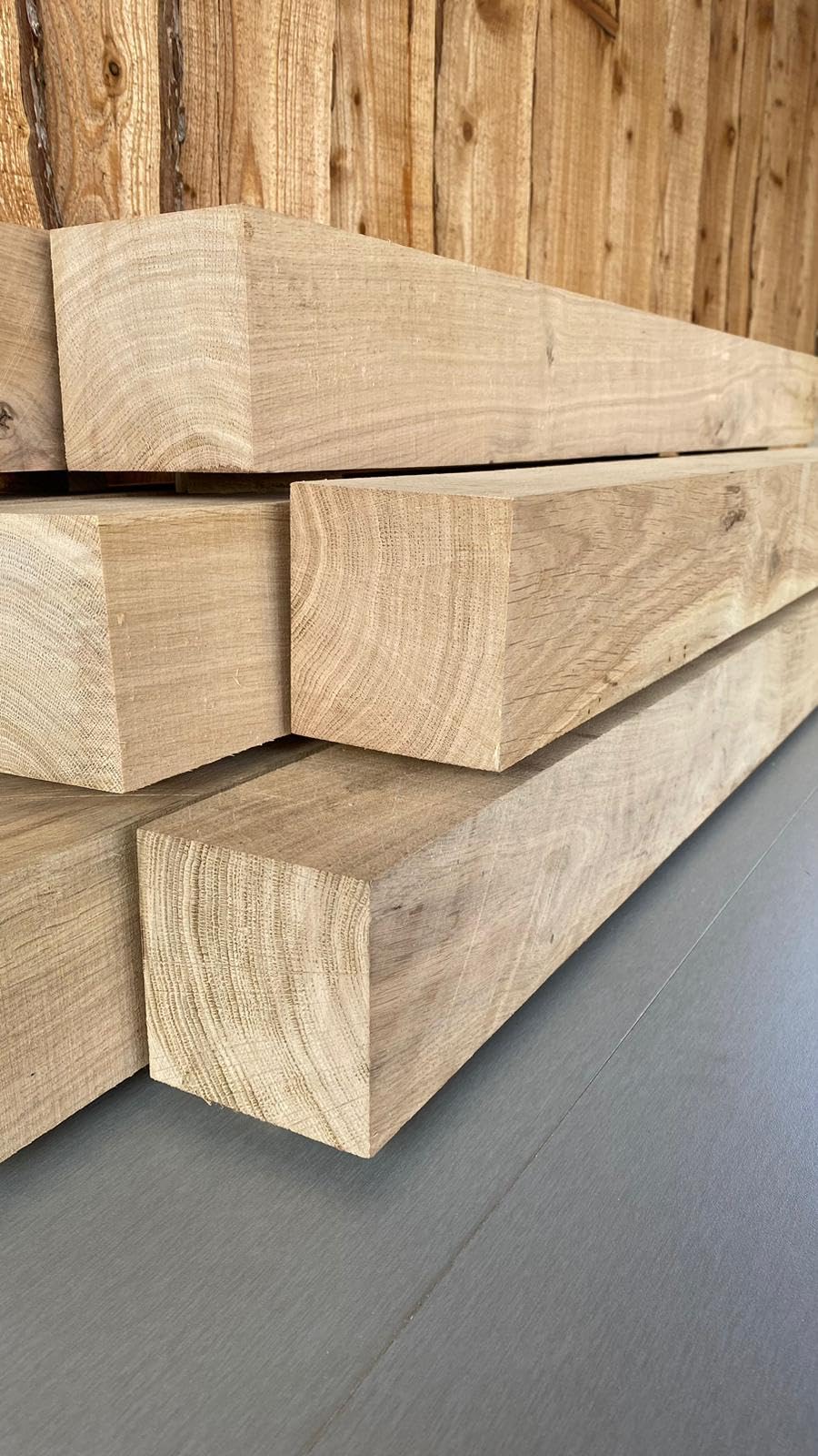 Eiche 9x9cm KANTHOLZ BALKEN SCHALUNG HOLZ BAUHOLZ 120cm LÄNGE (2)