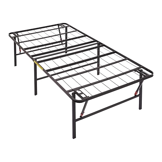 AmazonBasics Foldable Platform Bed Frame, ToolFree Assembly, 18 Inch