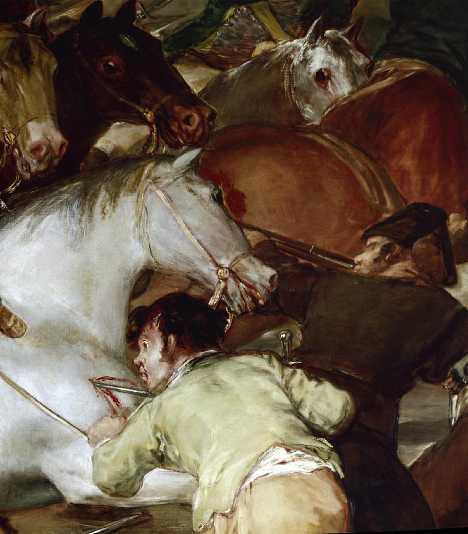 POSTERIIk Famous Print Pop Art Wall Art Graffiti El Dos De Mayo May or the Charge of the Mamluks by Francisco De Goya Art Prints for Home Decor 60x90cm