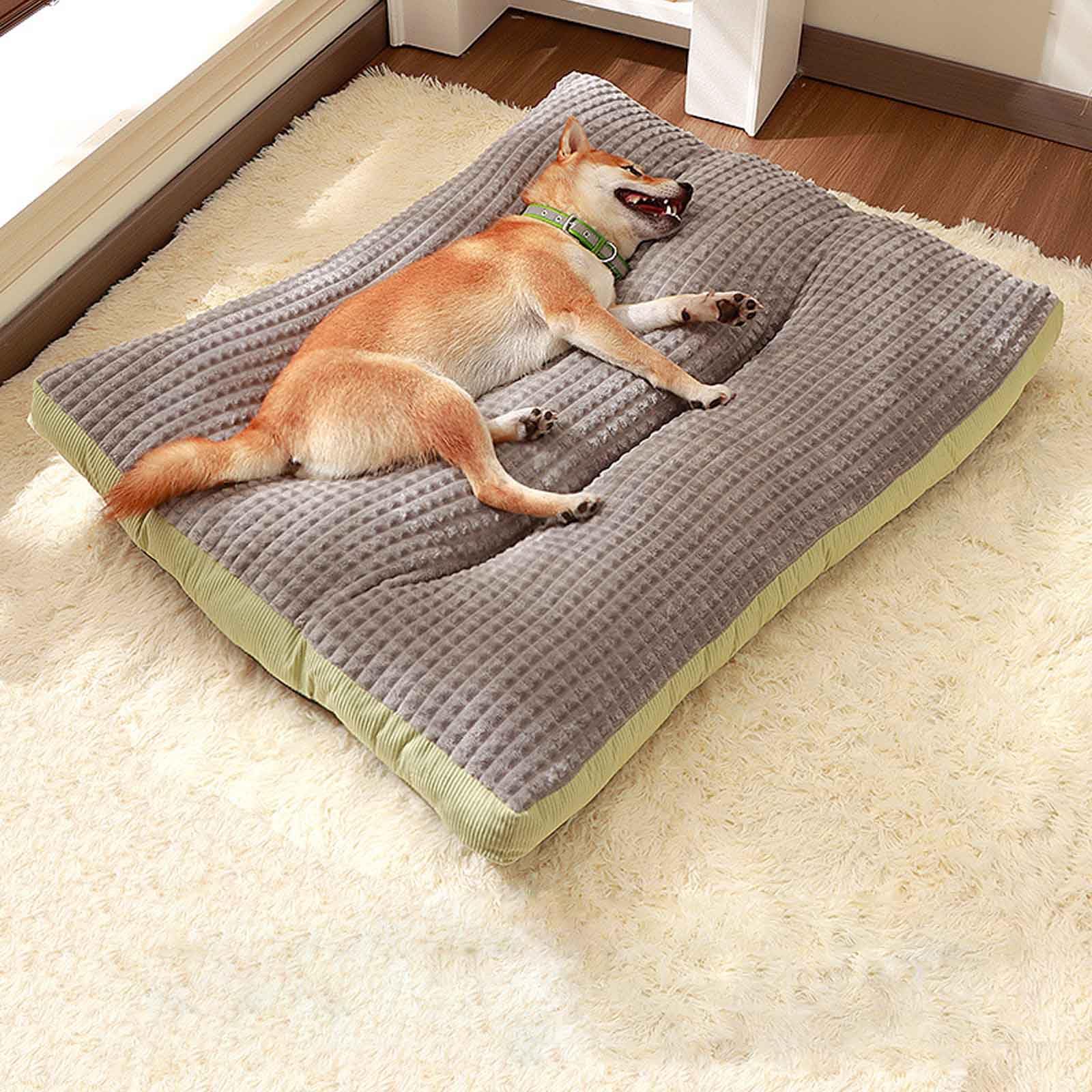 Cuccia Cane Interno, Cuscino per Cani, Cuccia per Cani, Cuscino Sfoderabile E Lavabile, Divano per Cani di Piccola, Media E Grande Taglia,Verde,XXL