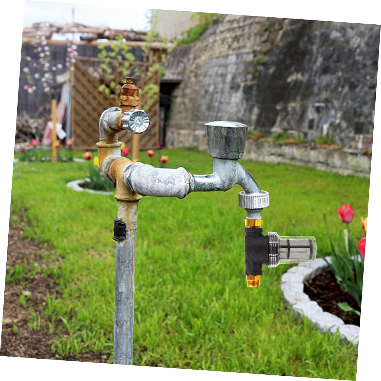 Sediment Filter for High Pressure Washer Portable Garden Hose Inlet Filter Convenient Water Filtration System