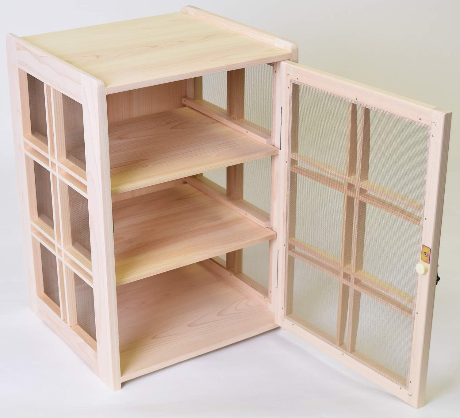Kiso Craft Fly Book, Handmade, Total Cypress, Made in Japan, Wood, Cypress, Vertical Type, Width 12.8 x Depth 11.4 x Height 17.7 inches (32.5 x 29 x 45