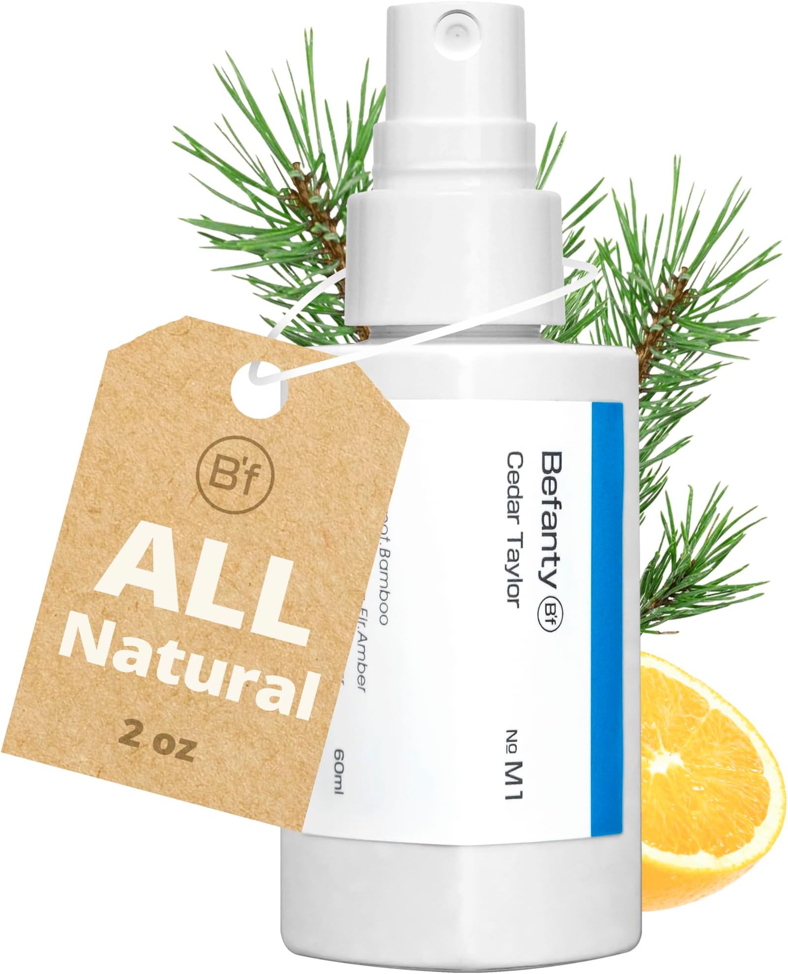 Natural Spray Deodorant for Women & Men, Aluminum-Free, 24 Hours Odor Protection, Long-Lasting Fragrance Body Mist, Travel Size, Suitable for Sensitive Skin – Cedar Taylor, 2.0 fl oz