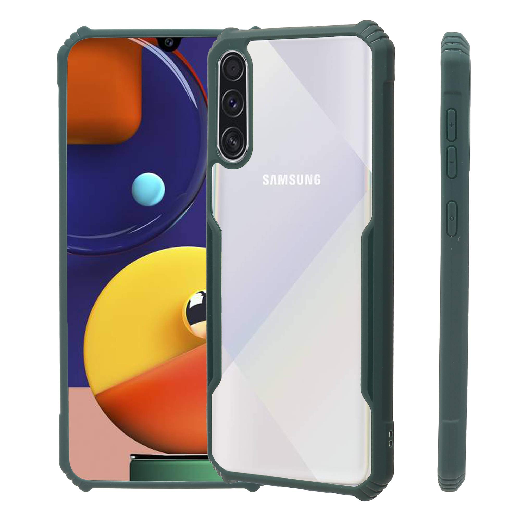 LIRAMARK Silicone Soft Back Cover Case for Samsung Galaxy A50 / A50s / A30s (Black) — Amazon image 11
