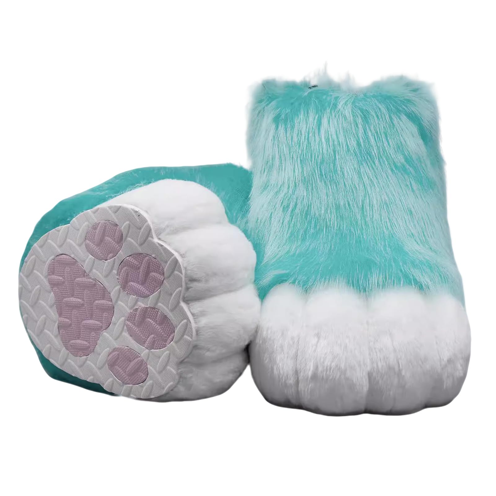 Fursuit Feet Paws,Furry Animal Paw Shoes with Non-Slip Sole