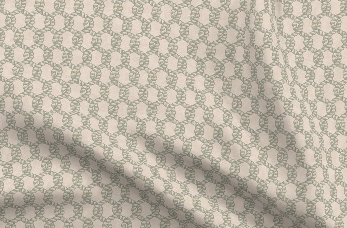 Spoonflower Fabric - Coastal Fishing Nautical Neutral Calm Serene Minimal Simple Beach Printed on Petal Cotton Fabric Fat Quarter - Sewing Quilting Apparel Crafts Decor