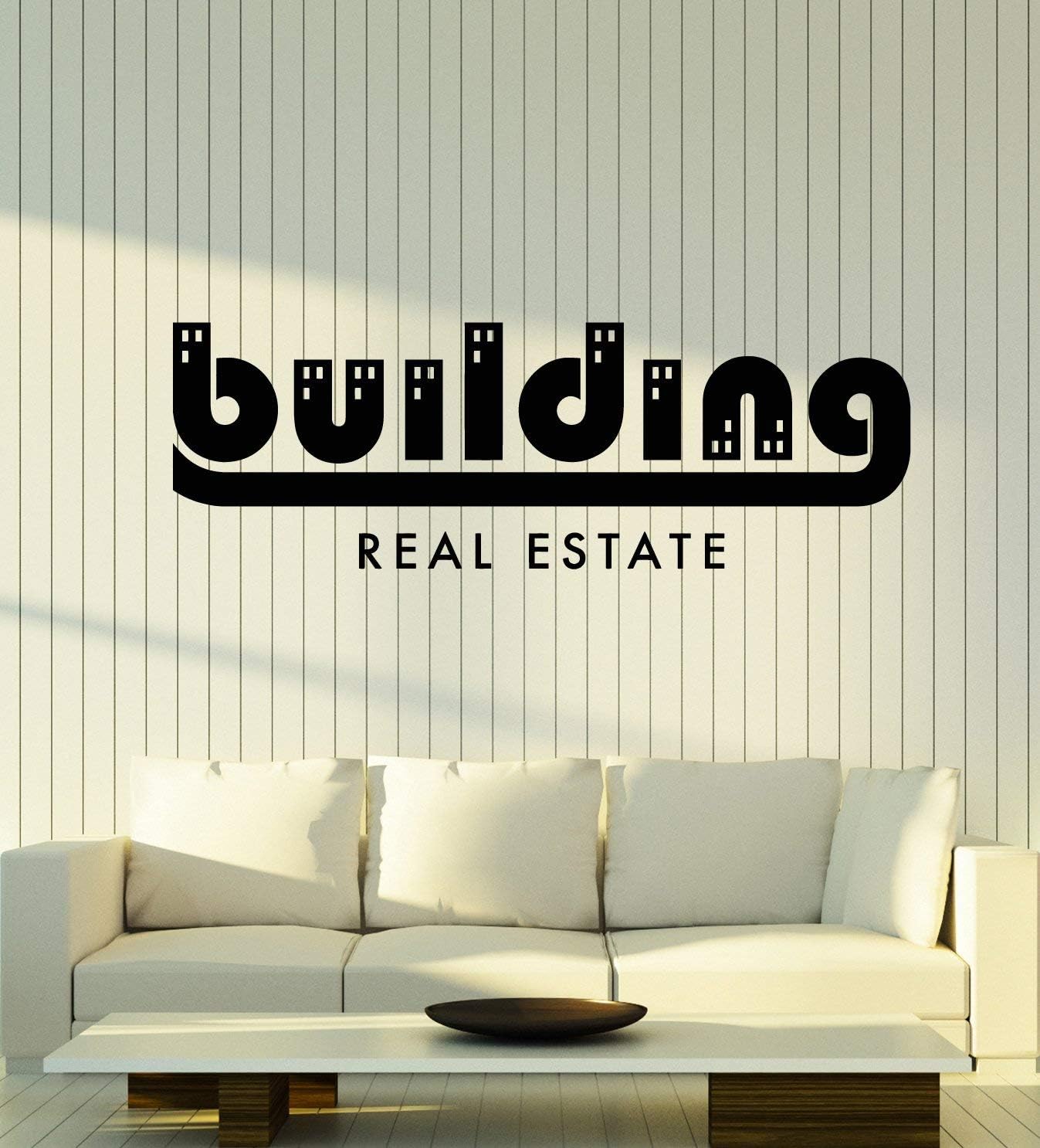 Vinyl Wall Decal Building Real Estate Agency Broker Big