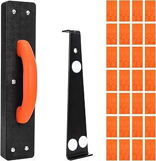 Yesland Laminate Wood Flooring Installation Kit, Heavy Big Tapping Block, Duty Pull Bar and 28pc Spacers, Professional and Efficient Vinyl Flooring Tools