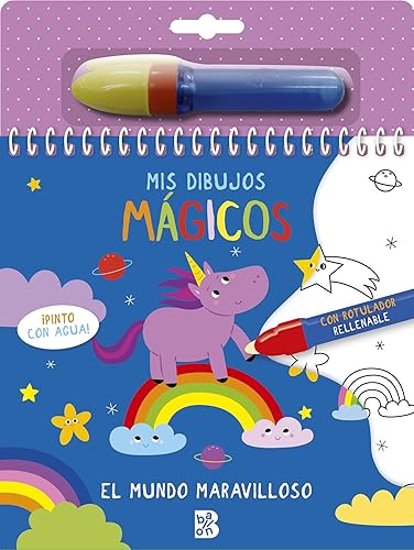 PINTO CON AGUA - MUNDO MARAVILLOSO (MIS DIBUJOS MÁGICOS - PINTO CON AGUA)