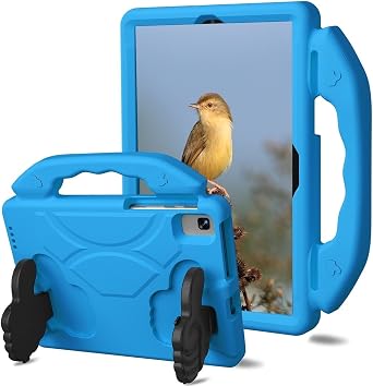 Kids Tablet Case with Built-in Kickstand and Handle Shockproof Cover Compatible with Lenovo Tab M10 FHD Plus 10.3,Samsung Galaxy Tab A7/S6 Lite 10.4Blue
