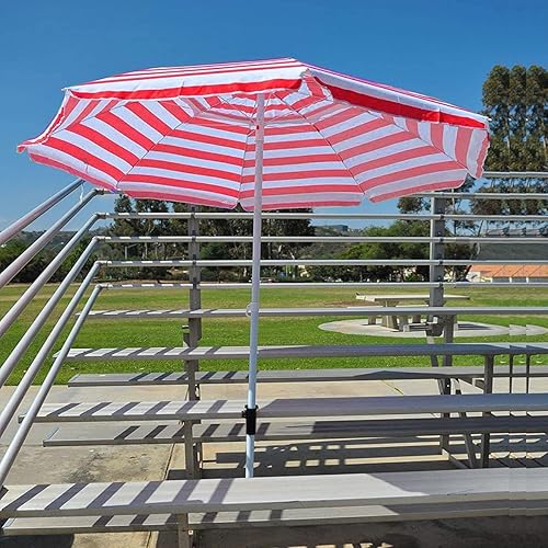 Miniatura 5 de Cunguv Soporte de abrazadera de paraguas para exteriores, resistente clip de montaje para paraguas negro