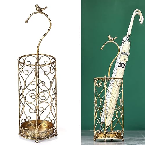 Umbrella Rack Stand,Umbrella Rack for Entryway,Canes Walking Sticks,Cast Iron Bird