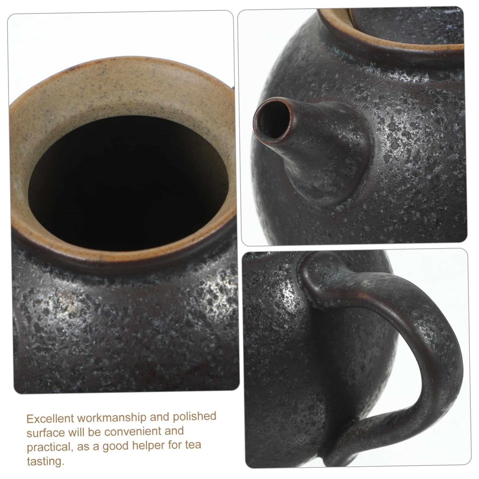 Ceramiczny czajniczek, chiński zestaw do herbaty, mały czajniczek, mini kawiarka, czajnik podróżny, japoński czajnik, kompaktowy czajnik w stylu chińskim