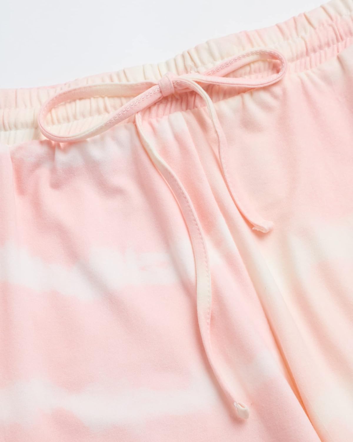 Lucky Brand Women's 2 Piece Pajama Set, Roll Sleeve Top & Shorts, Casual Sleepwear and Loungewear, Cozy Soft Pjs - Image 4