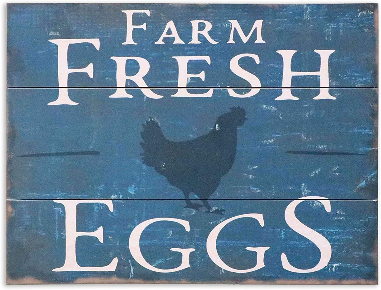 Haosensix Chickens Metal Tin Sign Vintage Farm Fresh Eggs Retro Poster Parlor Farm Outdoor Decor Fence Restaurant Garage Fast Food Restaurant Sign Wall Decor Plaque 12x16 Inch