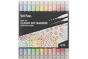 Dual-Tip Dot Markers: Unleash Your Creative Edge with 24 Vibrant Hues