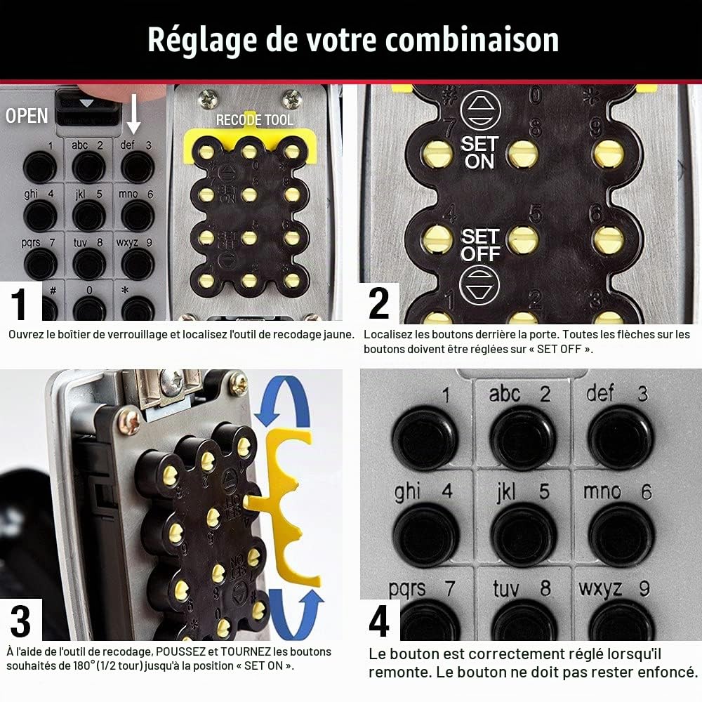 Master Lock 5423D Select Access® Rangement sécurisé pour Clés