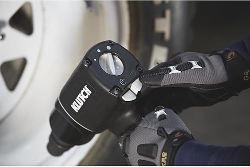 Miniatura 4 de Klutch Llave de impacto neumática: accionamiento de 3/4 pulgadas, 7 CFM, 1,500 pies.-Lbs. Torque
