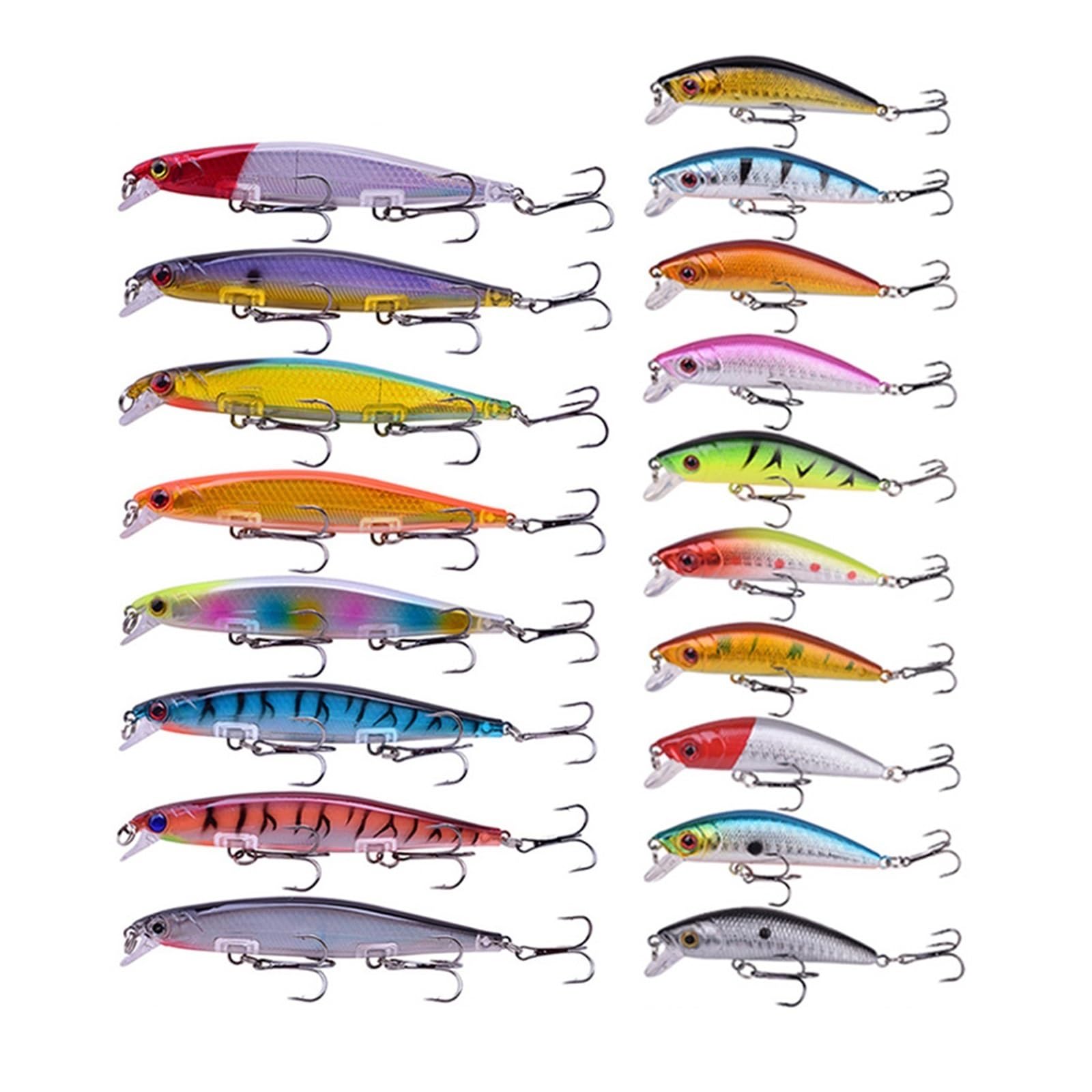 INEOUT Zestaw Przynęt Wędkarskich Minnow Tonąca Twarda Przynęta Huśtawka Crankbait Szalone Woblery Tackle Sztuczny Bioniczny Zestaw Przynęt Korbowych