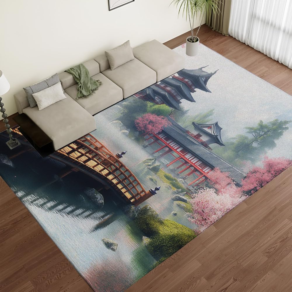 Tapis de salon vintage floral pour transformer votre chambre en un cocon chic et doux