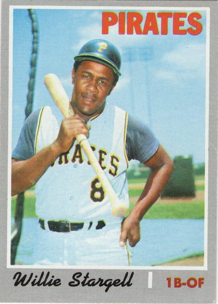 Willie Stargell Vintage Collectible Baseball Card - 1970 Topps Baseball Card #470 (Pirates) - Free Shipping