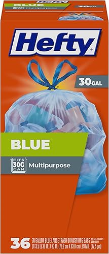 Miniatura 5 de Bolsas para Basura de Reciclaje Hefty Azul 13 Galones 60 Unidades