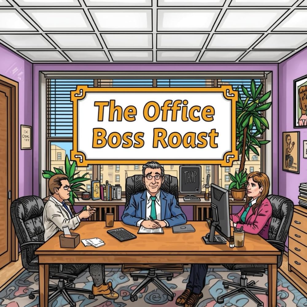 The Office Boos Roast: A Hilarious Coloring Book of Office Chaos, Sarcasm & Stress Relief (Coloring books for adults)