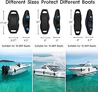 Vista 4 de Defensas de Barco Fáciles de Instalar Parachoques para Atraque Defensa Ideal para Pontón, Lobina, Moto Acuática y Barcos de Pesca
