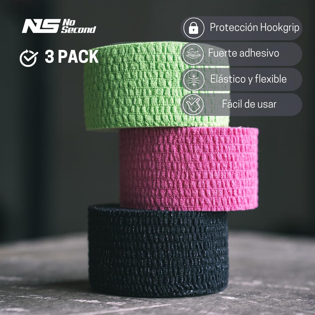 6 Rouleaux De Tape élastique Pour Sport - 38 Mm X 6 M - Adhésif Fort, Résistant à La Sueur - Crossfit, Haltérophilie - 2