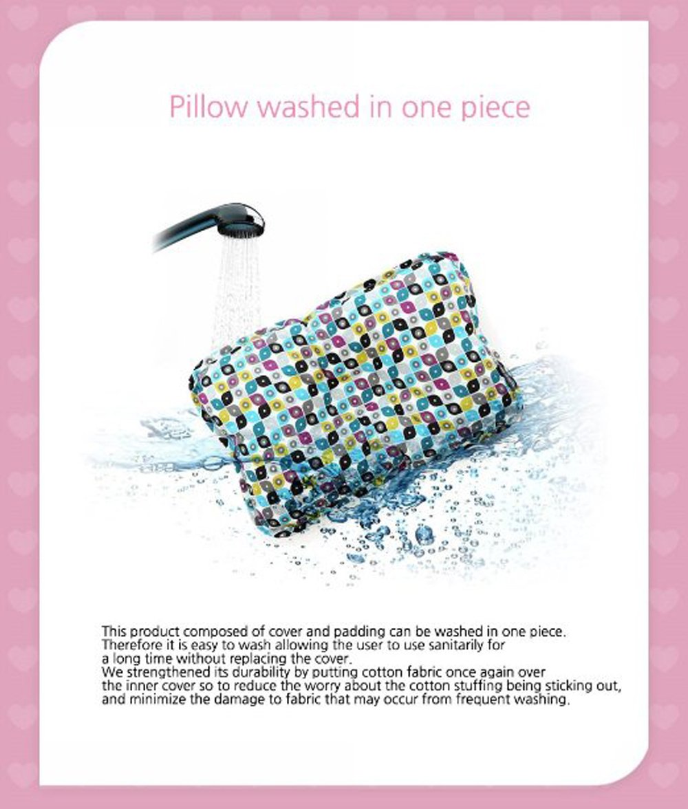 Baby Pillow for Newborn Breathable 3D Air Mesh Organic Cotton, Protection for Flat Head Syndrome Bambi Pink : Baby