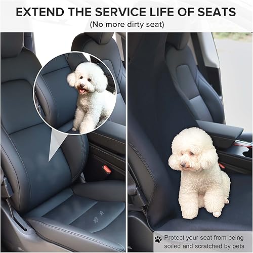 Miniatura 5 de Funda de asiento para Tesla Model Y, protector de asiento delantero de neopreno impermeable ampliado para Tesla Model 3 S X, accesorios para