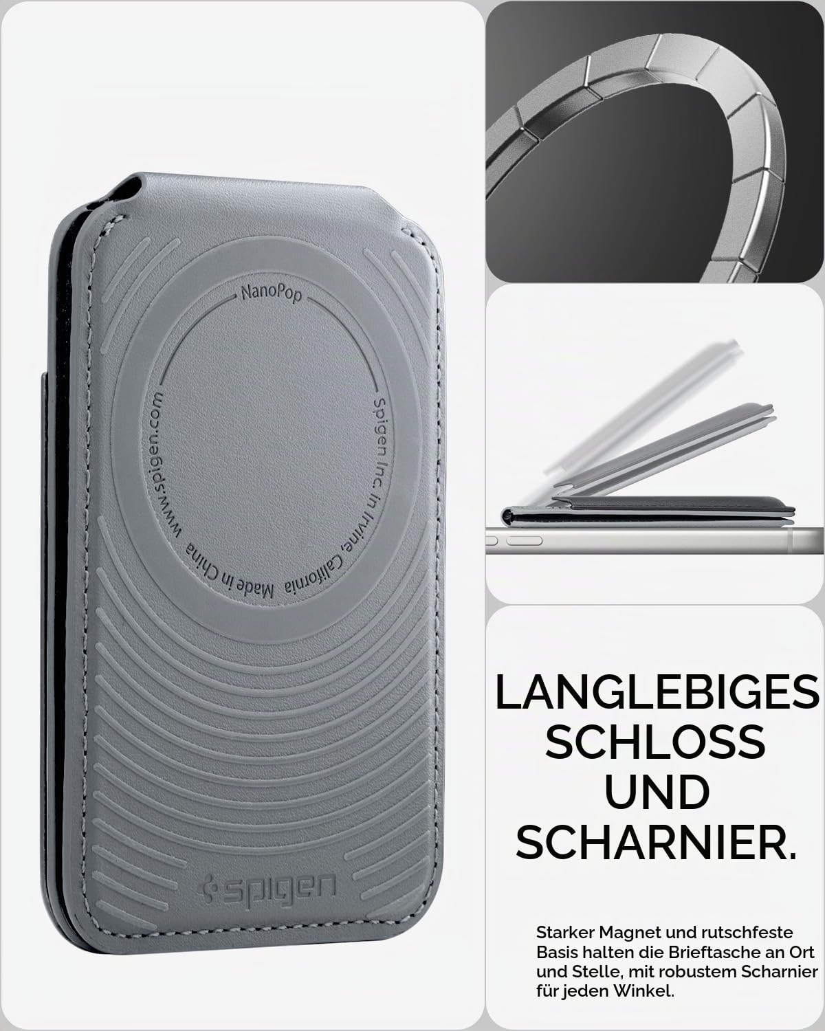 Spigen Nano Pop MagFit iPhone 18 Pro / 17 Pro Hülle mit MagSafe Wallet