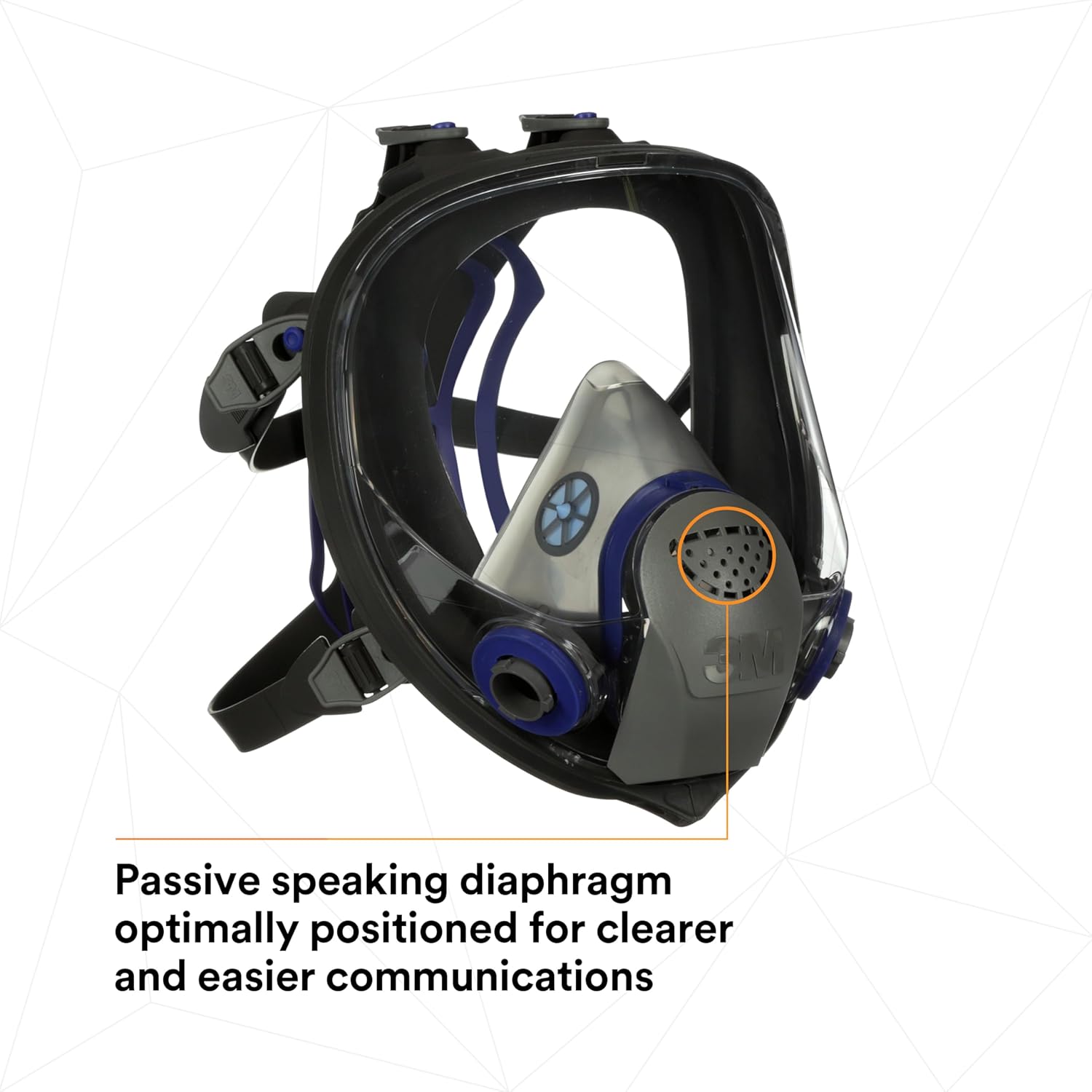 Passive speaking diaphragm for clearer communications