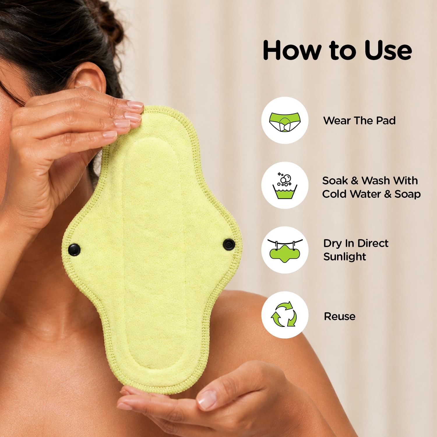 Pee Safe Reusable Pads - Sustainable Period Care -7