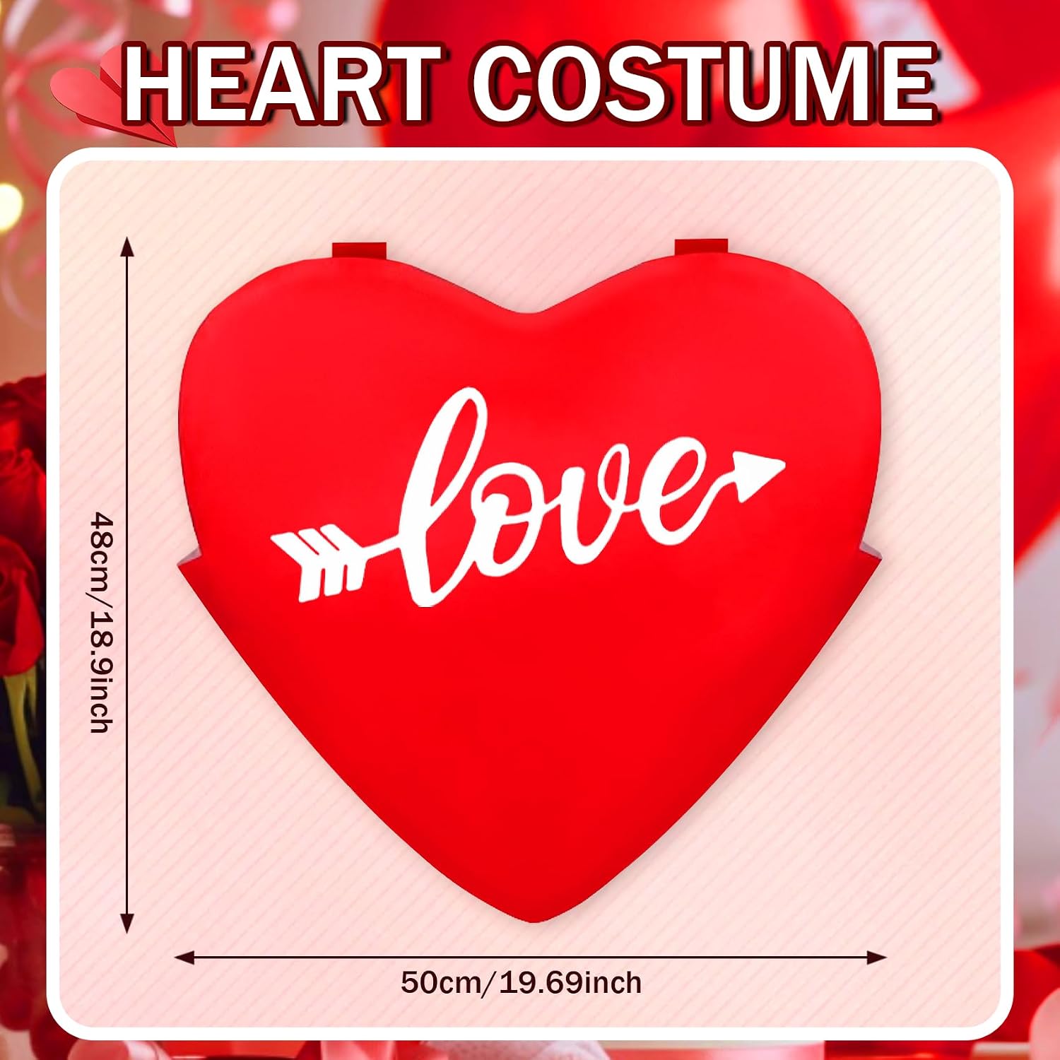 Kids Valentine Day Outfits Girls Heart Novelty Romatic Top