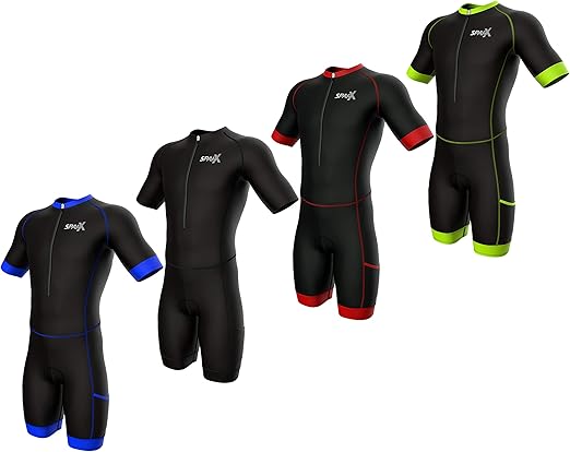 Sparx Men Triathlon Suit Short Sleeve Aero Tri Suit
