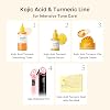Set Medicube Kojic Acid Turmeric Skin Clarity: tónico suavizante, serum y crema en cápsulas clarificantes y equilibrantes para una piel radiante, equilibrada y de aspecto suave | cuidado coreano, regalos para mujer 3