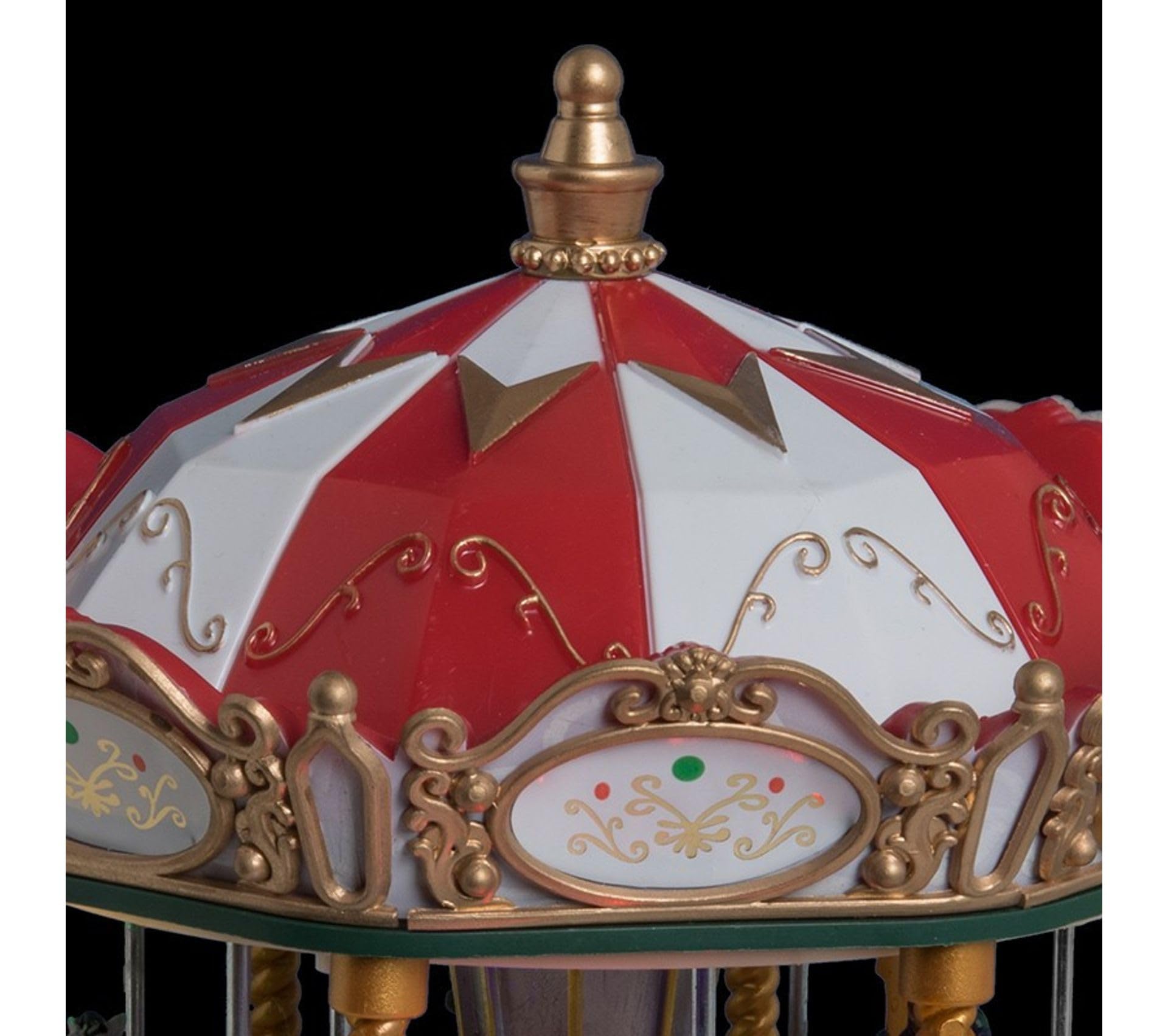 Village de Noël Lumineux Carrousel Nicolas