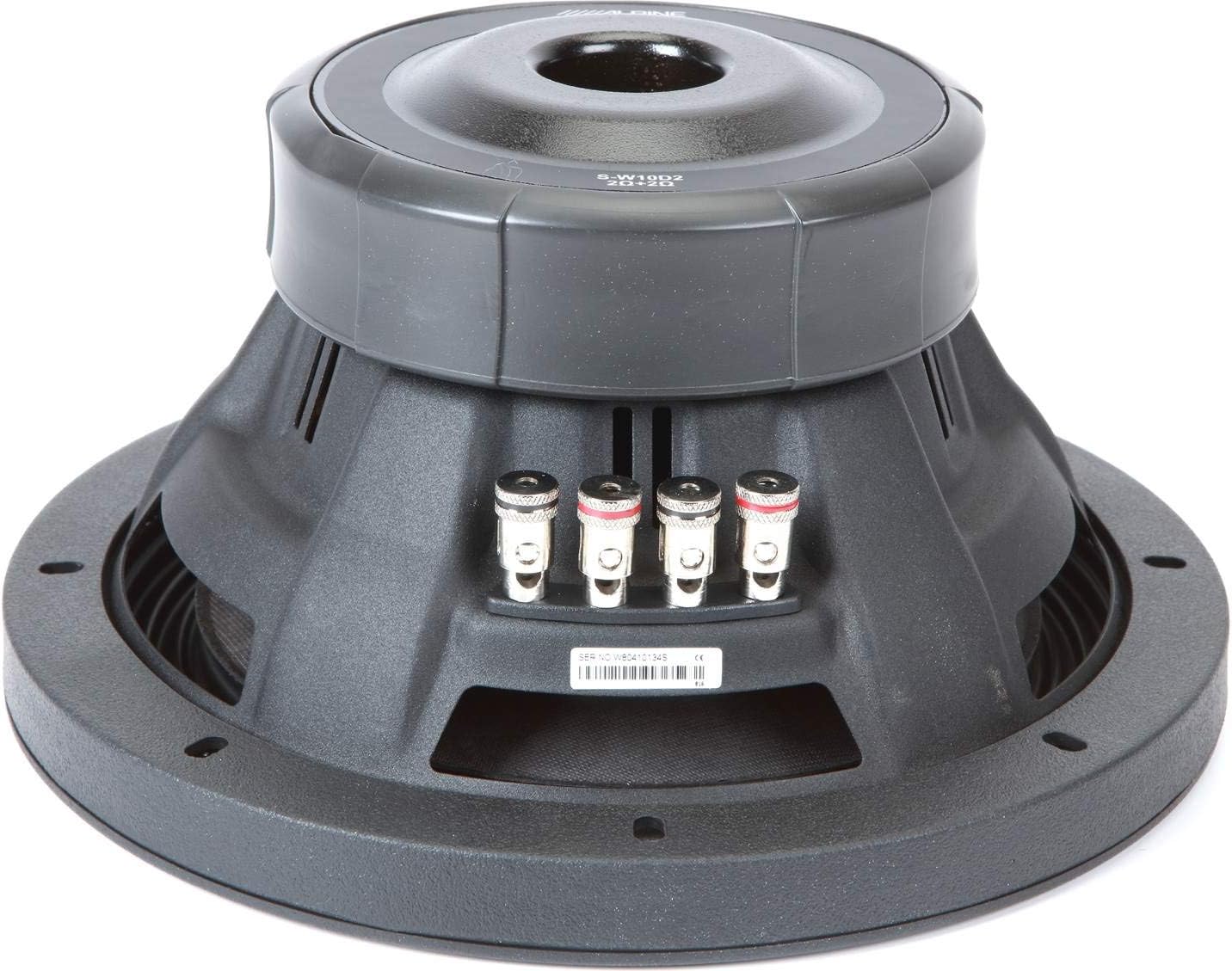 American Sound Connection Alpine Bundle Compatible with 2014-2018 Chevy Silverado S-W10D2 Dual 10" Loaded Sub Box Enclosure, Final 2 Ohm