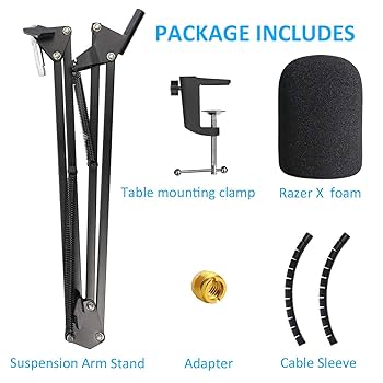 Amazon | YOUSHARES Razer Seiren X マイクスタンド ポップ