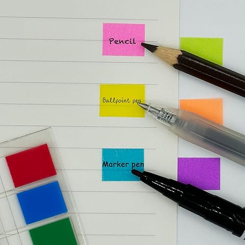 Miniatura 7 de 900 pestañas de índice, pestañas de índice desplegables, calcomanías de banderas, notas adhesivas transparentes, marcador de página, libro,