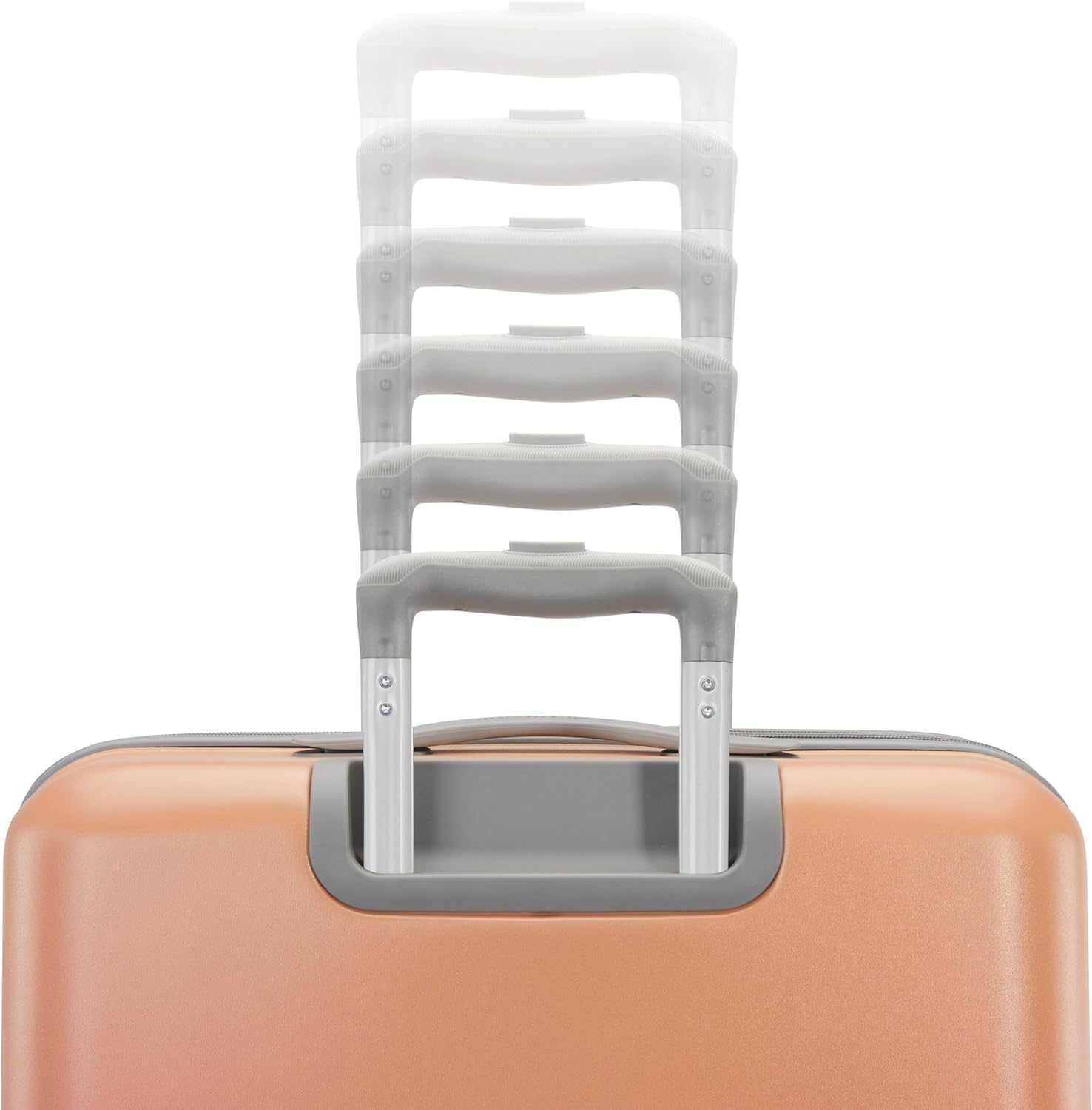 American Tourister Moonlight II Hardside Expandable Luggage with Spinner Wheels, Ombre Peach, Carry-On 20-Inch