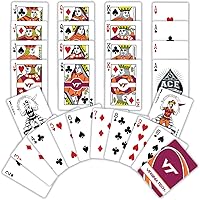 Vista 2 de MasterPieces Juegos Familiares - Baraja de Cartas NCAA Virginia Tech Hokies - Baraja de Cartas Oficialmente Autorizada para Adultos, Niños y Familia