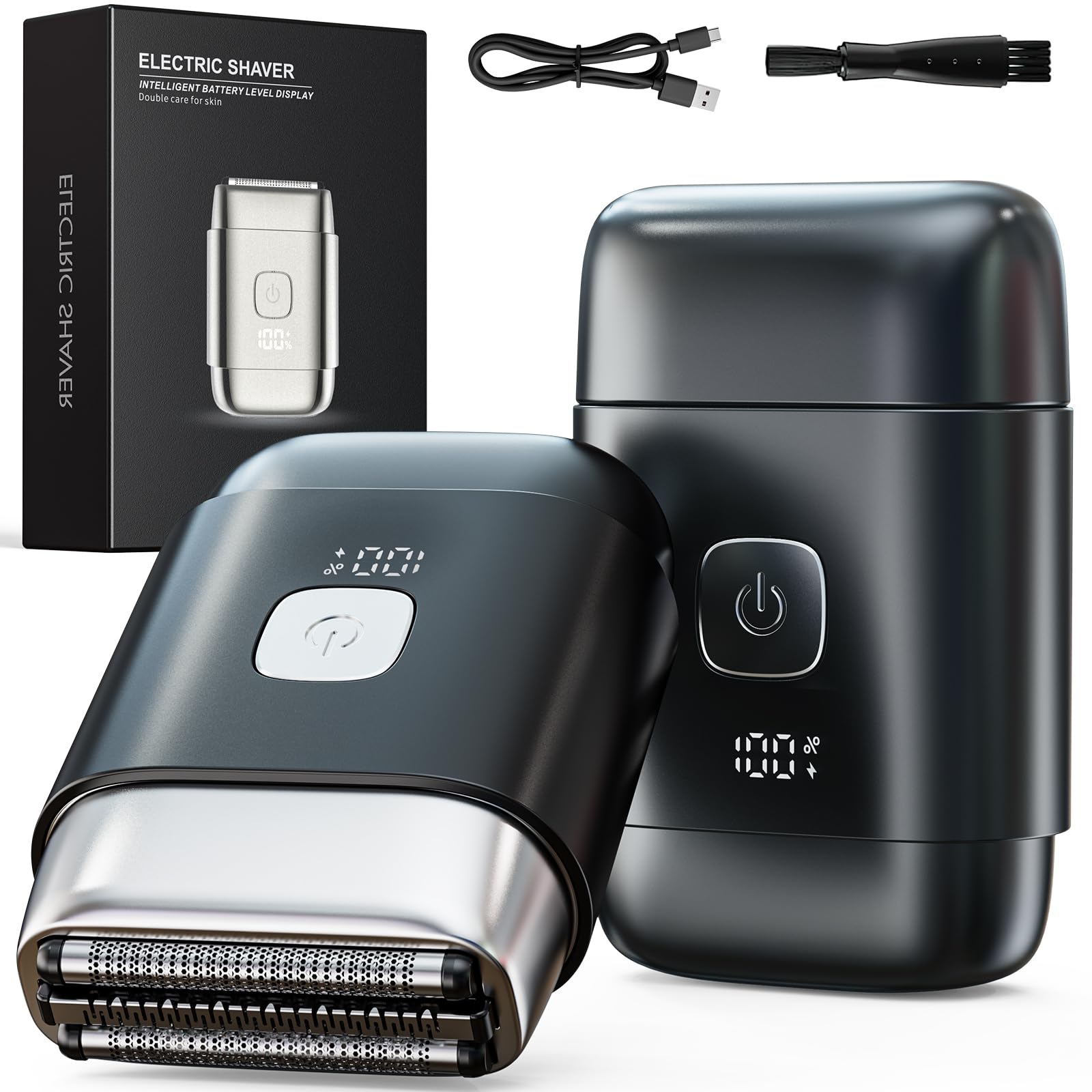 Foil Shaver 2026 Upgraded 3D Electric Razor for Men Mini Travel Shaver for Men Compact Portable Foil Shavers